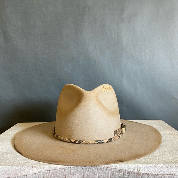 Meshika beaver felt hat, custom made by hand in California. - Picture 5 of 7